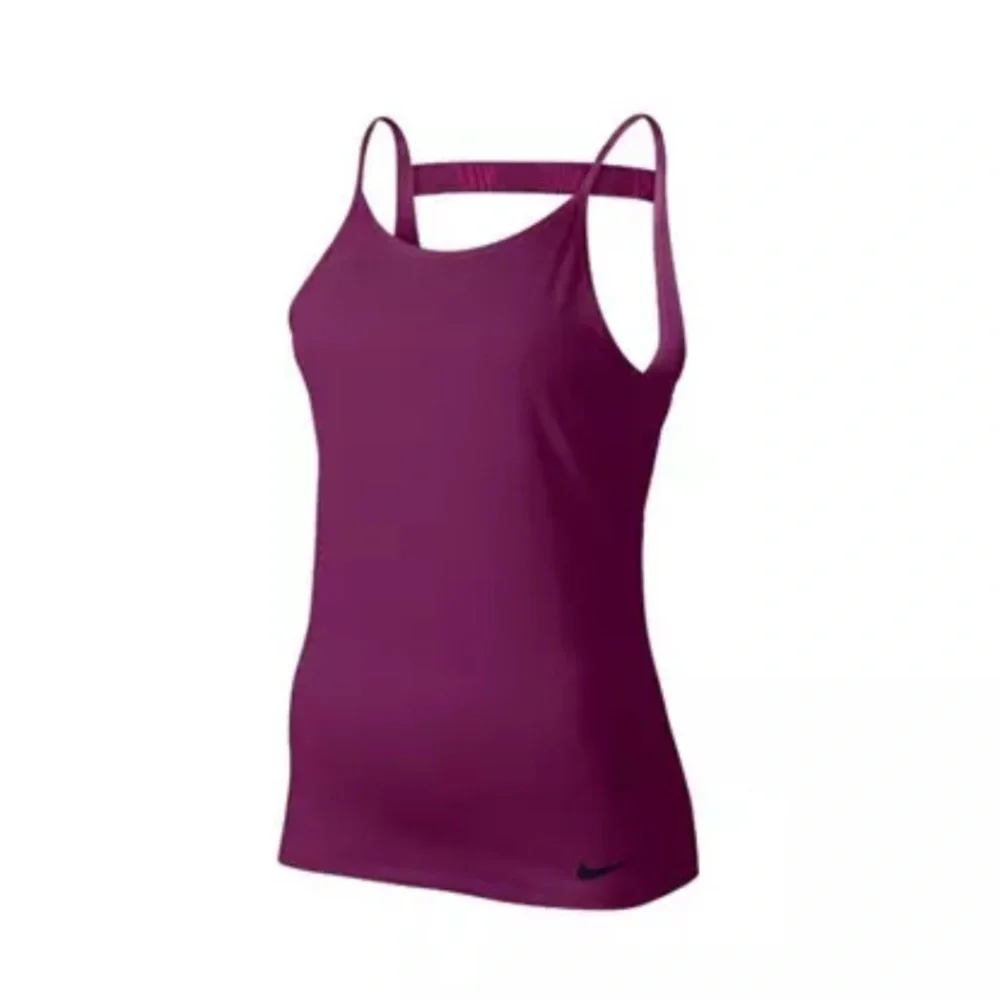 Nike Women's Dry Elastika V-Back Violet Training Tank Top